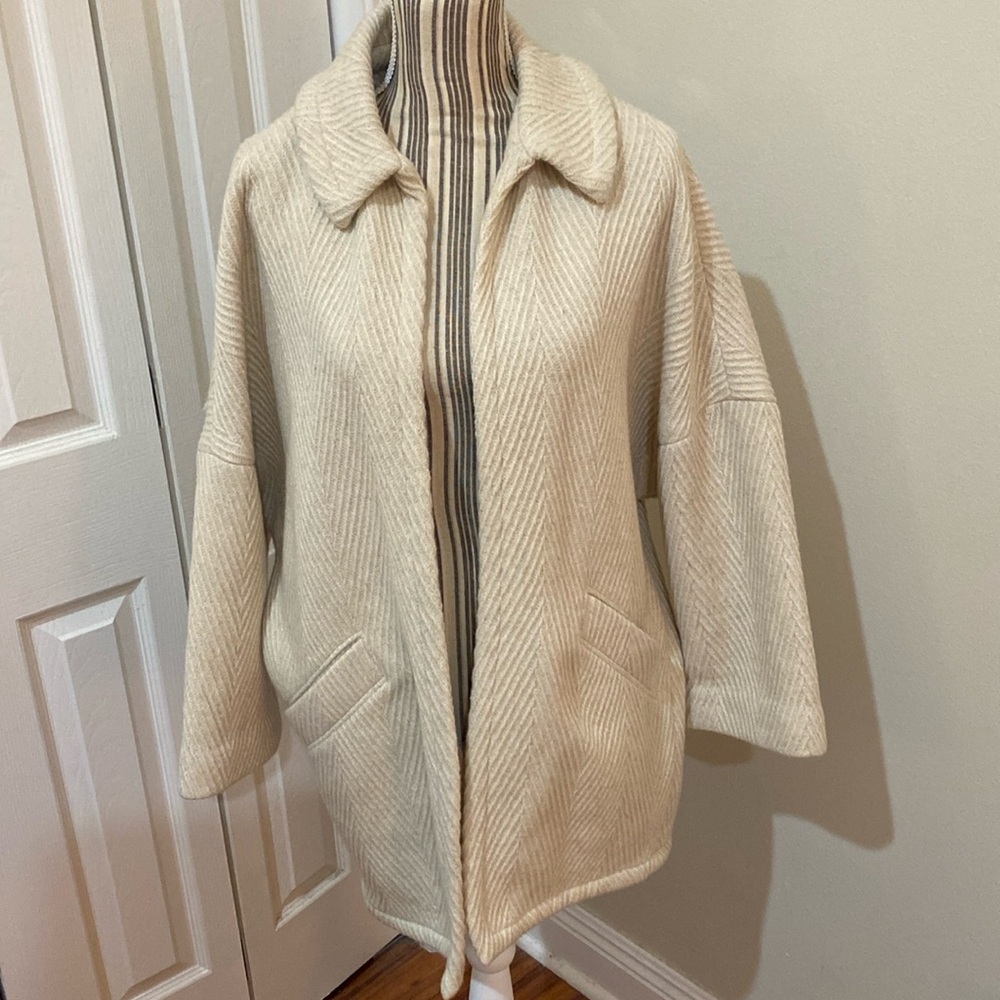 Rachel Comey Husk Coat Beige wool